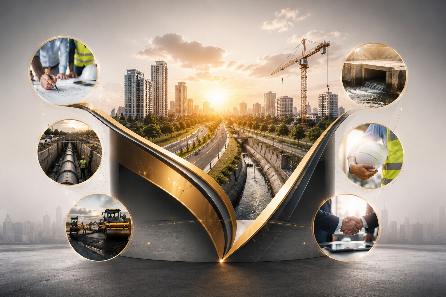 VSquare&nbsp;Infra team on a Chennai infrastructure project